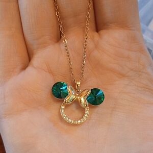 ♥️Individually $10 Or Bundle 3/$26 Minnie Mouse Inspired Necklace 💚